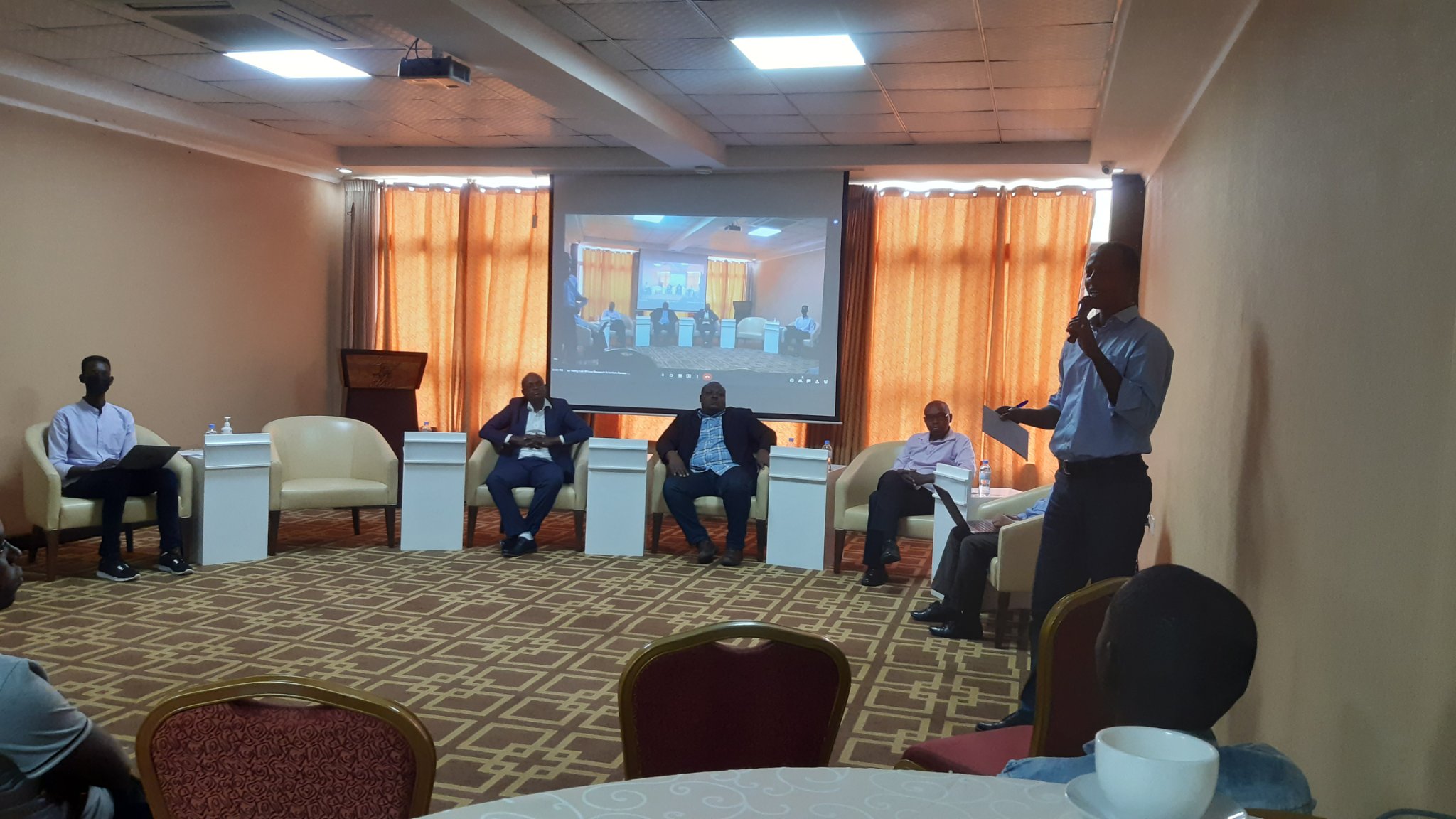 ARNECH leadership attending East African Health Research commission forum in Kigali,Young East African Research Scientist ,2022
